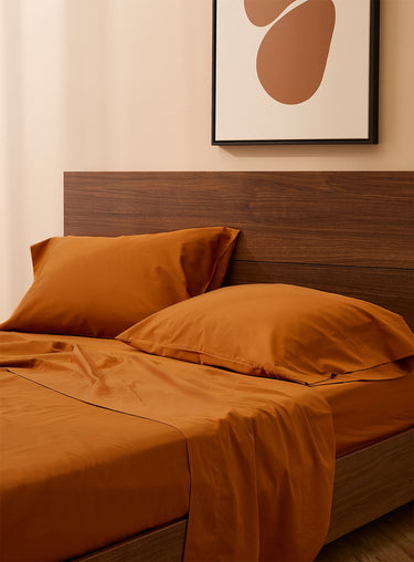 Bamboo rayon and cotton 300-thread-count sheet set